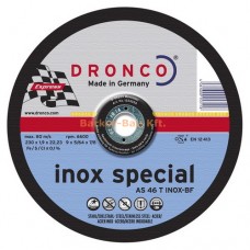 Vágókorong DRONCO Inox Special 180x2,5x22 INOX