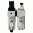 Levegőszűrő-vízleválasztó nyomásszabályzóval és olajzóval GAV FRL-180 1/4"